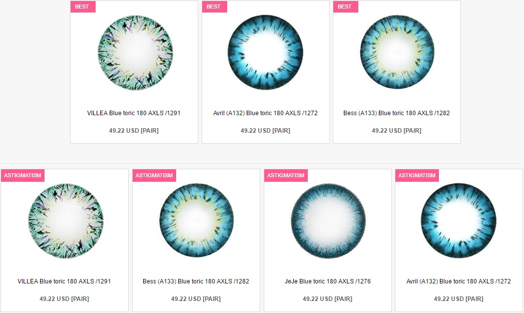 contact lenses for astigmatism