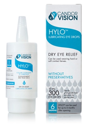 Hylo eye drops - bottle and box