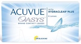 extended wear contact lenses brands - Acuvue Oasys