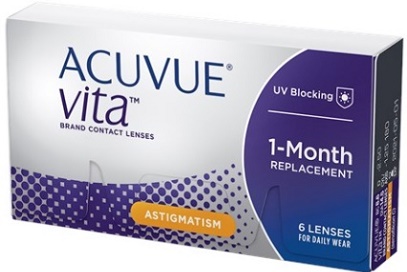 Acuvue Vita for Astigmatism – New Monthly Contact Lens for Astigmatism