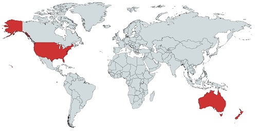 PRECISION 1 ONE-DAY CONTACT LENSES availability map