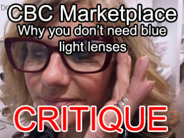Critique of ‘Why You Don’t Need Blue Light Lenses’ Video